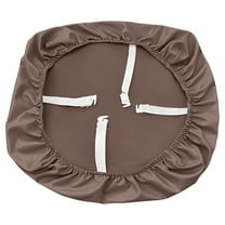 Zmeidao Chair Seat Covers, Pu Leather Waterproof Dining Chair Covers, Removable Stretch Chair Protector Seat Cushion Slipcovers for Home, Kitchen