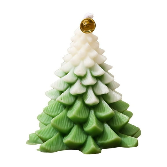Zmeidao Christmas Soy Candles Scented Candles Winter Christmas Tree Cone Candles Home Decor Pinecone Candle Handmade Wax Candle for Bedroom Bathroom Party