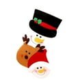 thumbnail image 1 of Zmeidao Christmas Stocking, Xmas Stockings with Santa Snowman Reindeer for Stairs Fireplace Hanging Xmas Home Decor, 1 of 3