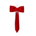 thumbnail image 1 of Zmeidao Christmas Velvet Bows Xmas Tree Toppers Bows Christmas Decorations for Window Wall Mantle Front Door Porch, Home Party Wedding Car Holiday Decor Supplies 11.8x23.6in, 1 of 6