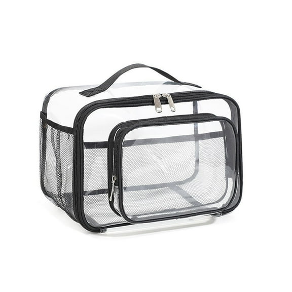 Zmeidao Clear Lunch Bag, Heavy Duty Handbag Tote Bag Adult for Work, Sports, Office, Picnics