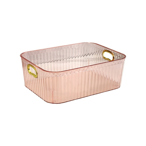 Zmeidao Clear Plastic Storage Bins, Pantry Organizers & Storage Containers, for Kitchen, Laundry Room, Office, Closet, Garage & Freezer