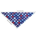thumbnail image 1 of Zmeidao 4th of July Dog Scarf, Pet Saliva Bandana American Flag Bandana Kitty and Dog Independence Day Scarf, Patriotic Bandanas for Medium Large Dogs Pets, 1 of 5