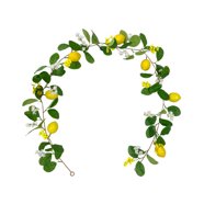Fall Maple Leaf & Berries Garland - 6ft Orange Red Yellow Leaf Chain For Mantle, Wall, Home Decor | Ashland Brand