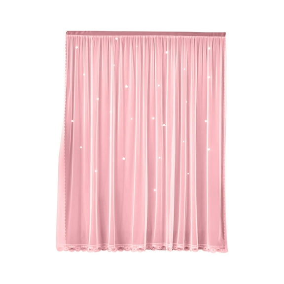 Zmeidao Blackout Curtains with Sheer Overlay for Ceiling Track System Back Tab, Loop Pocket Curtains Pinch Pleated Drapes for Patio Sliding Glass Door, W39 x L59