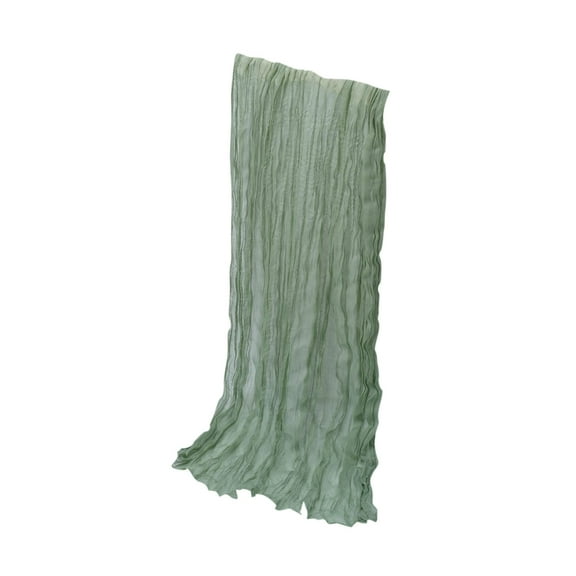 Zmeidao Cheesecloth Table Runner, Rustic Gauze Cheese Cloth Table Runner for Mothers Day, Bridal Shower, Wedding, Thanksgiving, Christmas, Birthday Decor, 35.4x70.8in