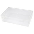 thumbnail image 1 of Zmeidao Clear A4 File Portable Project Case, Plastic Storage Box, Desktop-proof Document Storage Box, A4 Document Organizer Box, The Key Certificate Proof File Bag Office School Supplies, 1 of 5