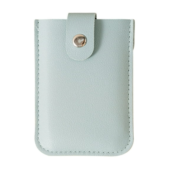 Zmeidao Concealed Pull Card Bag Storage Multi-card Slot With Snap Button Pull-out Business Card Storage Card