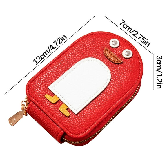 Zmeidao Cute Penguins Credit Card Coin Wallet, Multi Card ID Bag Large Capacity Card Storage Bag