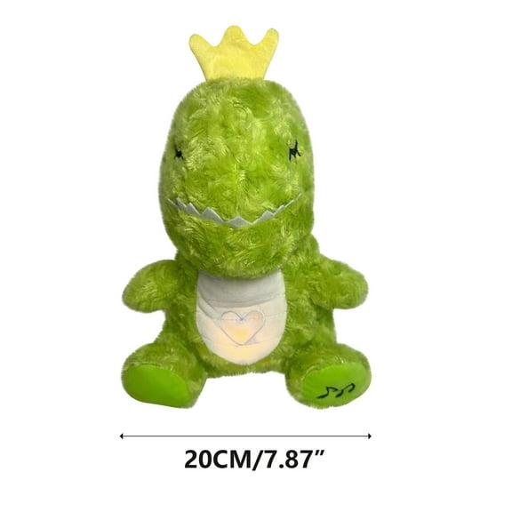 Zmeidao Dinosaur LED Musical Stuffed Animal Light-up Singing Plush Lullaby Plushies Birthday Christmas Toy Gifts for Kids Toddler Girls