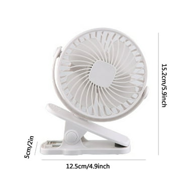 Zmeidao Clearance Fan Of The Clip 6 Inch, Small Fan With 3 Speeds With A Strong Fl OW Of USB Mini Mute Clip Fan 1200mah