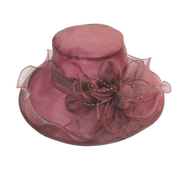 Zmeidao Flower Net Yarn Sun Hat Beach Sunscreen Sunhat Female Organza Top Hat