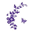 thumbnail image 1 of Zmeidao Flower Toilet Seat Wall Sticker Bathroom Decoration Decal Decor Purple, 1 of 4