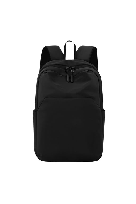 Leisure Solid Color Backpack Outdoor Travel Light Small Backpack Trend Men's Solid Color Backpack