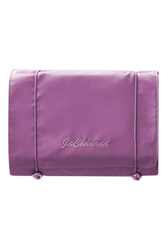 Mesh Cosmetic Backpack Portable Folding Cosmetic Backpack Mesh Zipper Pouch For Home Office Travel Accessories Organizer