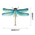 thumbnail image 1 of Zmeidao Clearance Metal Dragonfly Wall Decor, Outdoor Yard Art Fence Decor Garden Hanging Decorations for Patio, Indoor Home, Living Room, 1 of 6