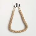 thumbnail image 1 of Zmeidao Nautical Rope Toilet Paper Holder Jute Rope Toilet Paper Stent Farmhouse Beach Bathroom Decor, 1 of 5