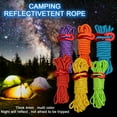 thumbnail image 1 of Zmeidao Outdoor Camping Tent Rope 4mm Thick Reflective Rope Draw Rope 2 Meters Wind Rope, 1 of 7