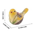 thumbnail image 1 of Zmeidao Resin Bird Statues Hand-Painted Birds Figurines Bird Statue Shelf Decor Funny Sculpture Garden Ornaments Tabletop Figurine Decor Yard Art Figurines Bird, 1 of 4