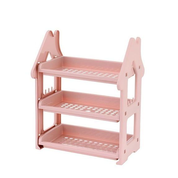 Zmeidao Small House Rack Kitchen Countertop Three-layer Spice Rack Desktop Storage Rack