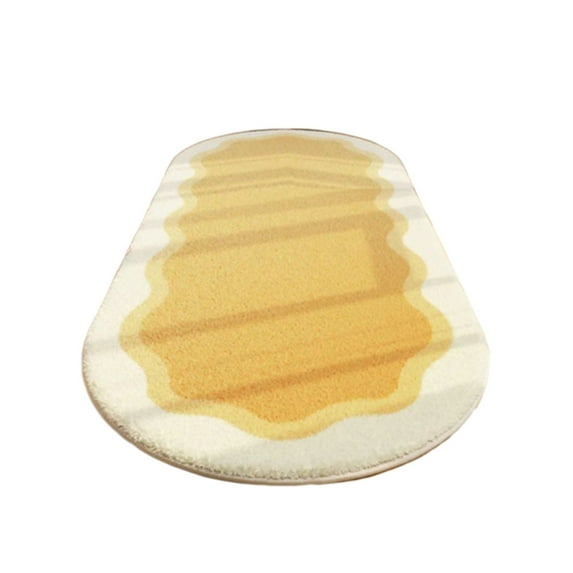 Zmeidao Clearance Soft Bedroom Rugs Shaggys Rugs For Bedroom Oval Rugs Room Small Carpet Living Room Runner Rug Non Slip Modern Home Decor 16x48in