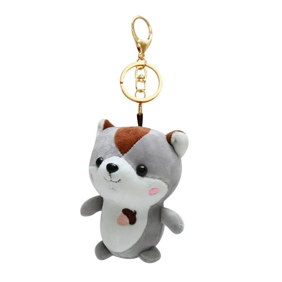 Zmeidao Squirrel Plush Toy Pendant Keychain School Bag Ornament