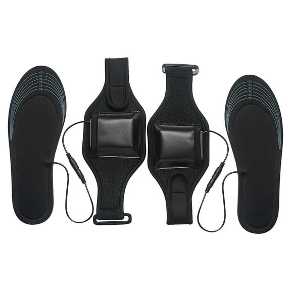 Zmeidao USB Heated Insoles, Outdoor Heating Foot Warmers, Cuttable Electric Heating Insoles For Men And Women With Dry Batteries