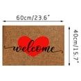 thumbnail image 1 of Zmeidao Valentine's Day Floor Mats Holiday Floor Mats Nonslip Washable Welcome Doormat Bathroom Bedroom Living Room Kitchen Outdoor Absorbent Rugs Gifts Home Decor, 1 of 7