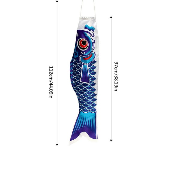 Zmeidao Windsock Streamer Fish Flag Kite Home Outdoors Hanging Decoration