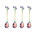thumbnail image 1 of Zmeidao Coffee Spoons, Stainless Steel Espresso Spoons, Cappuccino Stirring Spoons, Small Spoons for Dessert, Ice Cream, Set of 4, 1 of 4