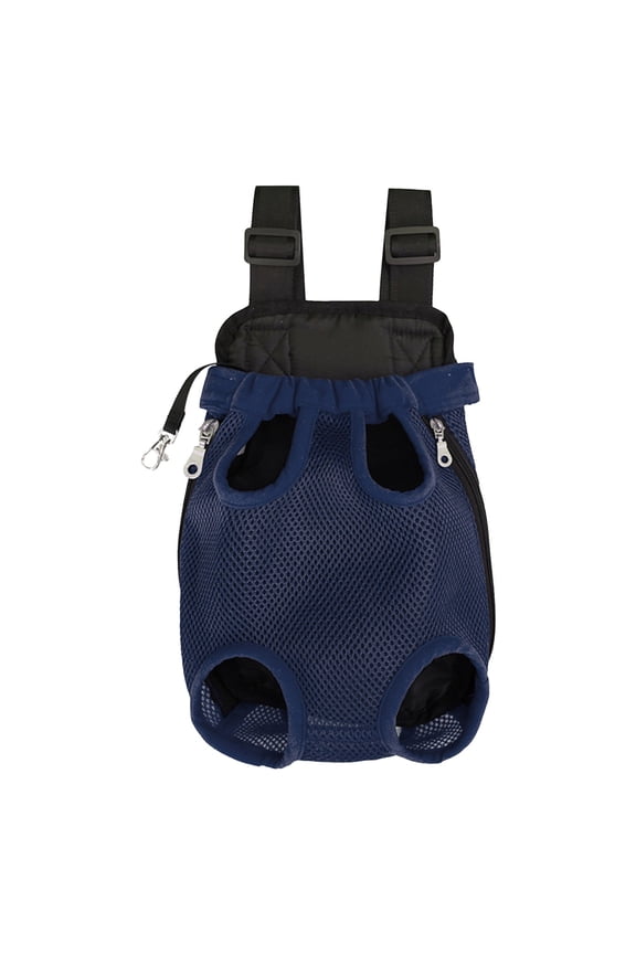 Dog Carrier Backpack, Pet Legs Out Front Cat Travel Bag for Small Medium Dogs, Breathable Pet Bag Double Shoulder Backpacks for Travel Hiking Walking Cycling Outdoor Use L Size