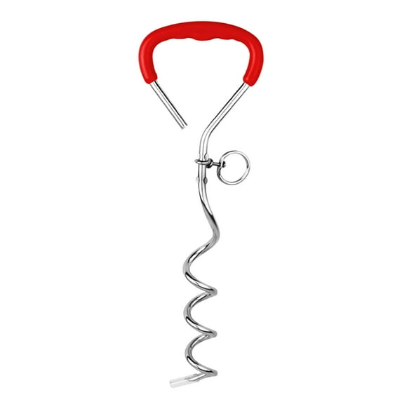 Zmeidao Dog Tie Out Stake, Heavy Duty Dog Anchor for Yard Camping, Dog Anchor Spiral Stake for Small to Medium Dogs