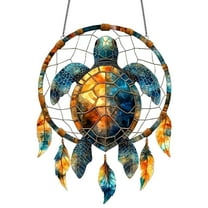 Zmeidao Dream Catcher, Window Stained Acrylic Dream Catcher, Wall Hanging Decor for Bedroom Adult Living Room Home Decorations