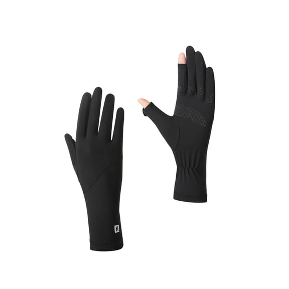Zmeidao Driving Gloves Women Sun UV Protection, Full Finger Touchscreen Non Slip Gloves for Hiking Golfing Riding