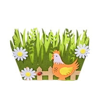 Zmeidao Easter Basket Portable Non-woven Basket Storage Basket Bins for Easter Egg Hunts Decorations Candy Gifts Storage