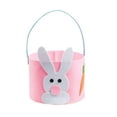 thumbnail image 1 of Zmeidao Easter Bunny Basket Easter Rabbit Ear Bucket Bags Easter Egg Hunt Basket Candy Gift Bags for Kid Easter Egg Toys Hunts Party Decor Supplies, 1 of 6