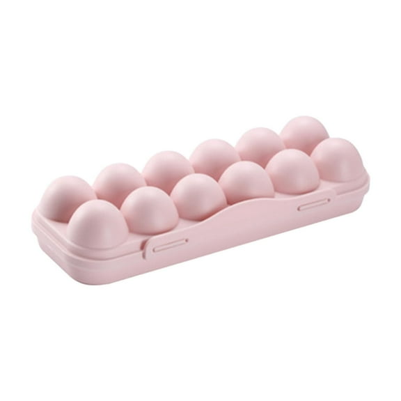 Zmeidao Egg Holder for Fridge, Egg Container Refrigerator Egg Rack Tray with Lid, Egg Storage Box
