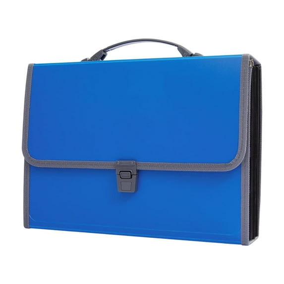 Zmeidao Expanding File Folder with Handle, Accordion File Organizer, Portable Paper Documents Organizer, Office Supplies