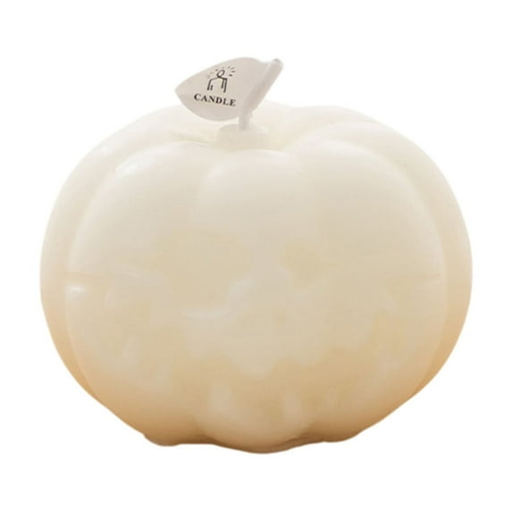 Zmeidao Fall Pumpkin Shaped Scented Candles, Pumpkin Tealight Candles Home Decor for Autumn Harvest Halloween Party Favor Supplies
