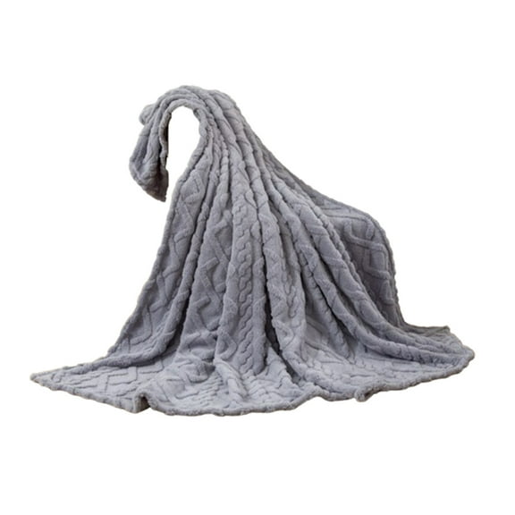 Zmeidao Fleece Throw Blanket for Couch, Soft Cozy Warm Winter Fleece Throw Blankets for Bed Sofa Chair Living Room, 39.37x47.24in