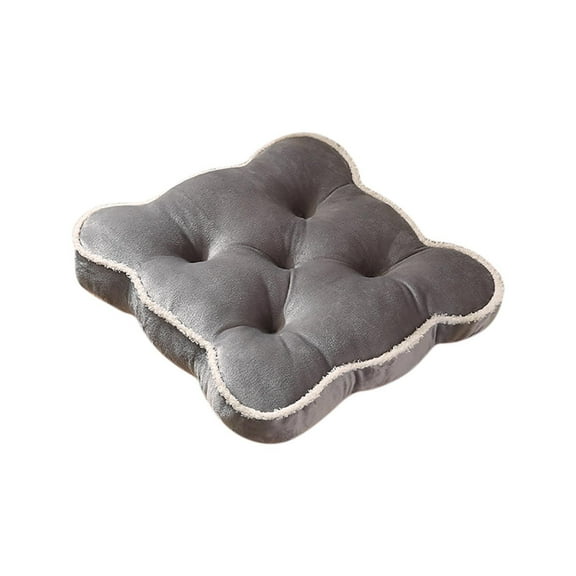 Zmeidao Flower Throw Pillow, Plush Floor Pillow Comfortable Seat Cushion for Bedroom Sofa Chair, 15.7x15.7in