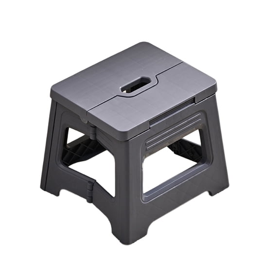 Zmeidao Folding Step Stool, Lightweight Plastic Foldable Step Stool for Kitchen, Bathroom & Living Room, Space-Saving