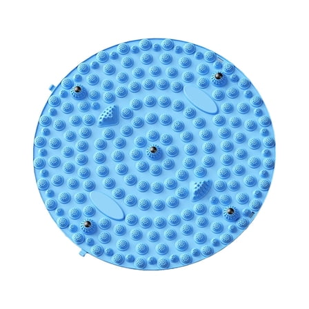 Zmeidao Foot Massager Mat, Foldable Foot Reflexology Pad with Magnetic Therapy Acupressure Disc Portable Manual Massage Tool for Feet Pain Relief