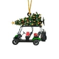thumbnail image 1 of Zmeidao Golf Cart Christmas Ornament, Personalized Christmas Golf Ornament, Christmas Tree Hanging Gifts, Cool Golf Gifts for Men Golfers, Home Decor Gifts, 1 of 5