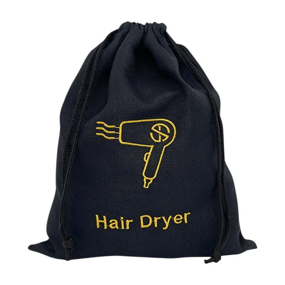 Zmeidao Hair Dryer Bag with Drawstring, Hairdryer Travel Bag, Use at Home, Gym, Hotels