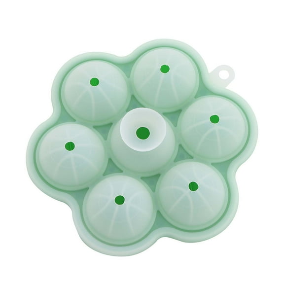 Zmeidao Ice Ball Maker with Lid, Ice Cube Trays with Funnel for Freezer, Perfect Spheres Craft Ice Maker for Cocktail, Whiskey, Gifting