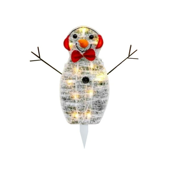 Zmeidao Lighted Christmas Snowman Outdoor Decoration, LED Lighted Snowman Christmas Decoration, for Yard Patio Lawn Garden Party Decor