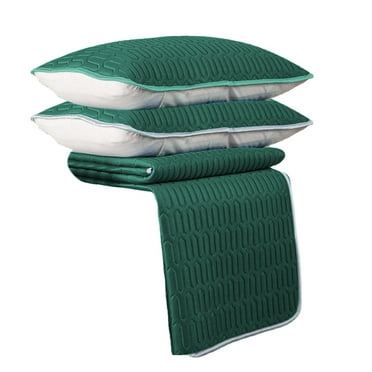 Zmeidao Mattress Pad Cooling Mat, Mattress Protector, Comfortable Breathable Cool Mat, Set of 3 with 1 Sheet(59.05x78.74in) 2 Pillowcases(18.89x29.13in)