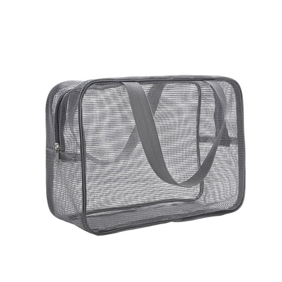 Zmeidao Mesh Shower Caddy Bag, Large Tote Bag, Portable Toiletry Organizer for Travel, Gym, Swimming, Camping, Beach