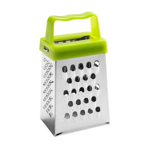 Zmeidao Mini Cheese Grater, Stainless Steel Box Grater with Handle, Cheese Slicer Grater for Kitchen Slicer Cheese Ginger Vegetable